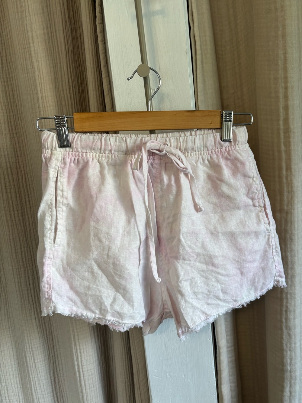 Bella Dahl Linen Drawstring Shorts- XS